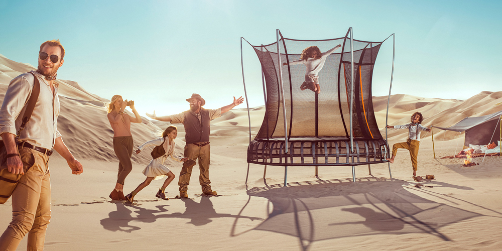spring free trampoline